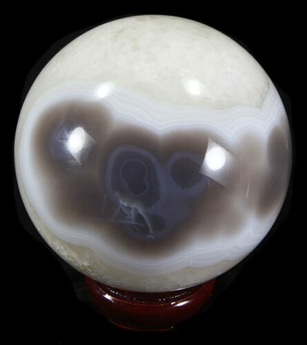 Polished Brazilian Agate Sphere #31338
